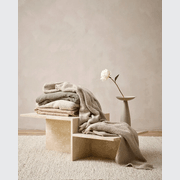 Baya Cromwell Throw - Taupe | Cotton Blend gallery detail image