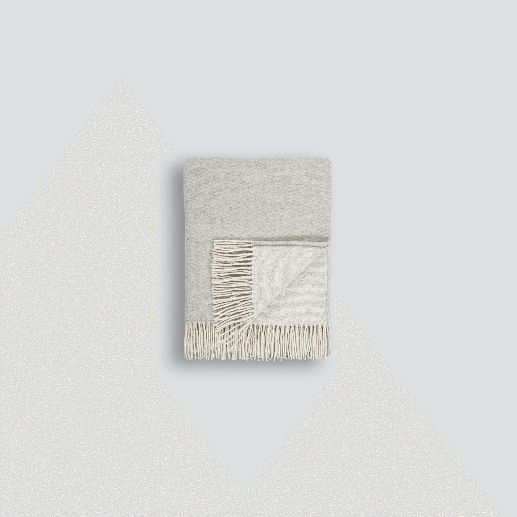Baya Casa Throw - Silver | Merino Blend gallery detail image