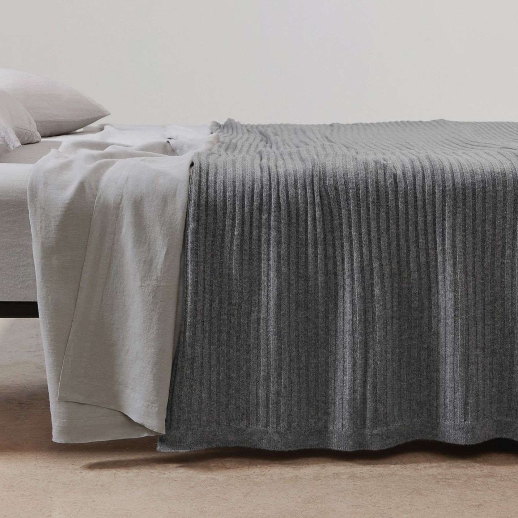 Wide Rib Italian Cashmere Blankets gallery detail image