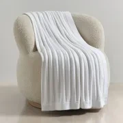 Flat Rib Cotton Throws gallery detail image
