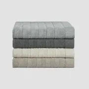 Flat Rib Cotton Throws gallery detail image