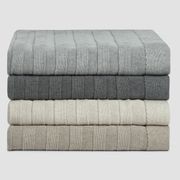 Flat Rib Cotton Throws gallery detail image
