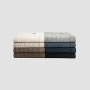 Flat Rib Cotton Throws gallery detail image