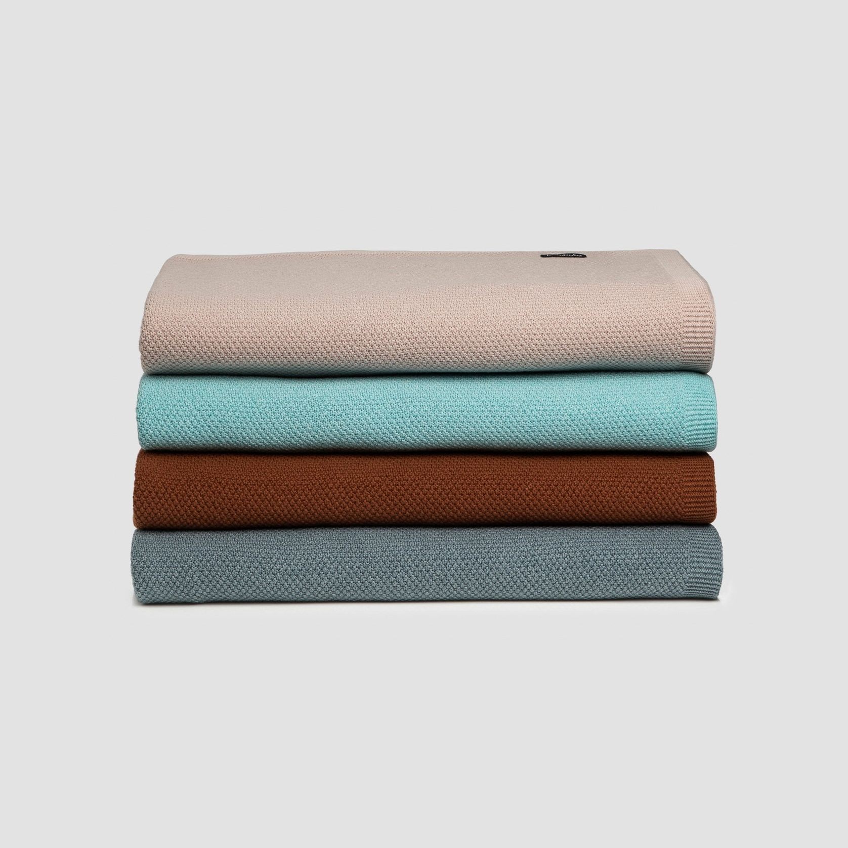 Moss Stitch Cotton Blankets gallery detail image