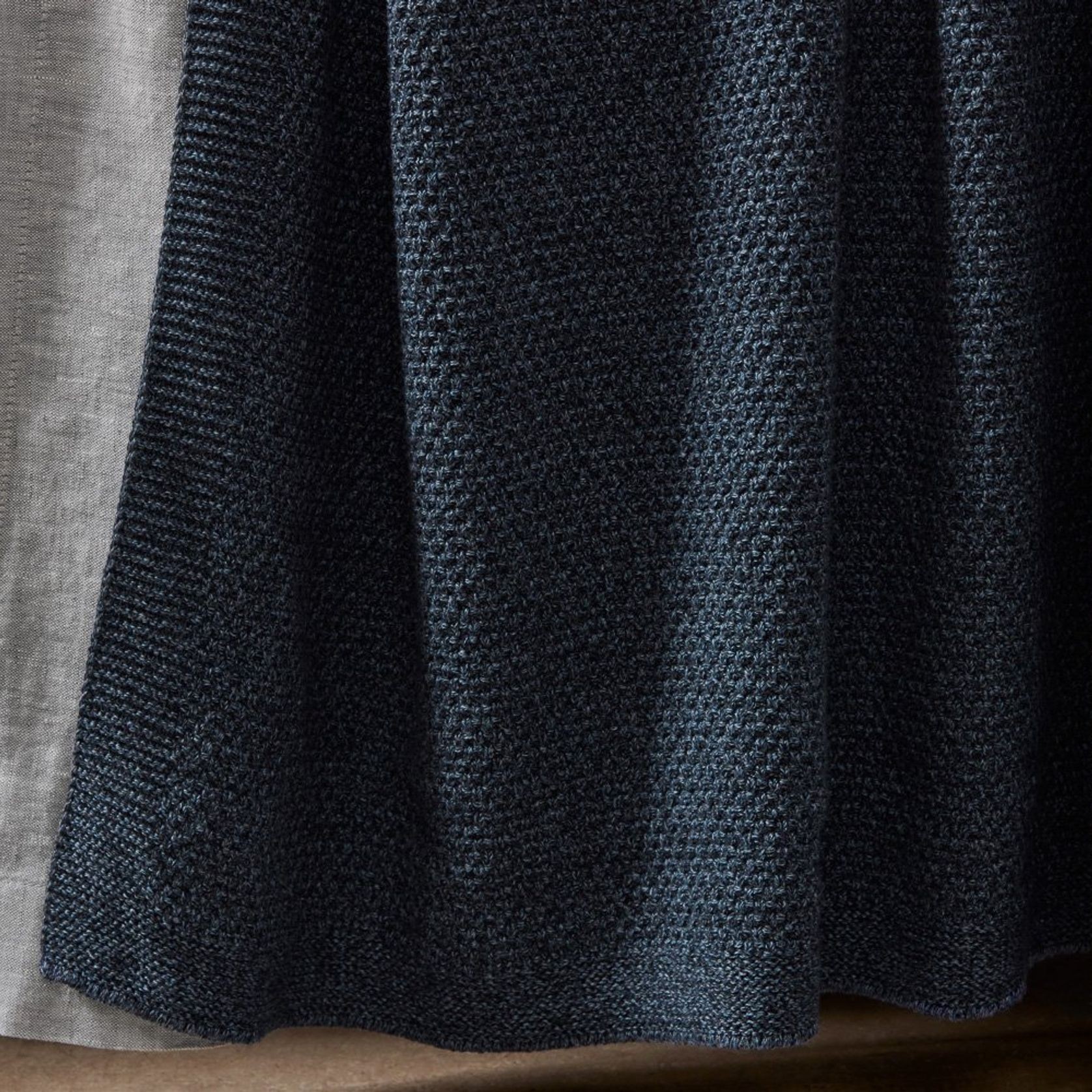 Moss Stitch Cotton Blankets gallery detail image