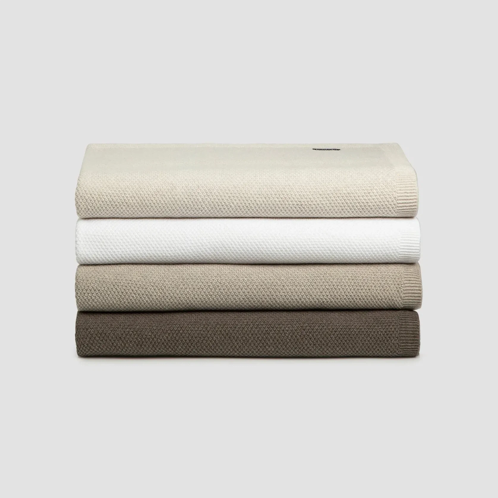 Moss Stitch Cotton Throws gallery detail image