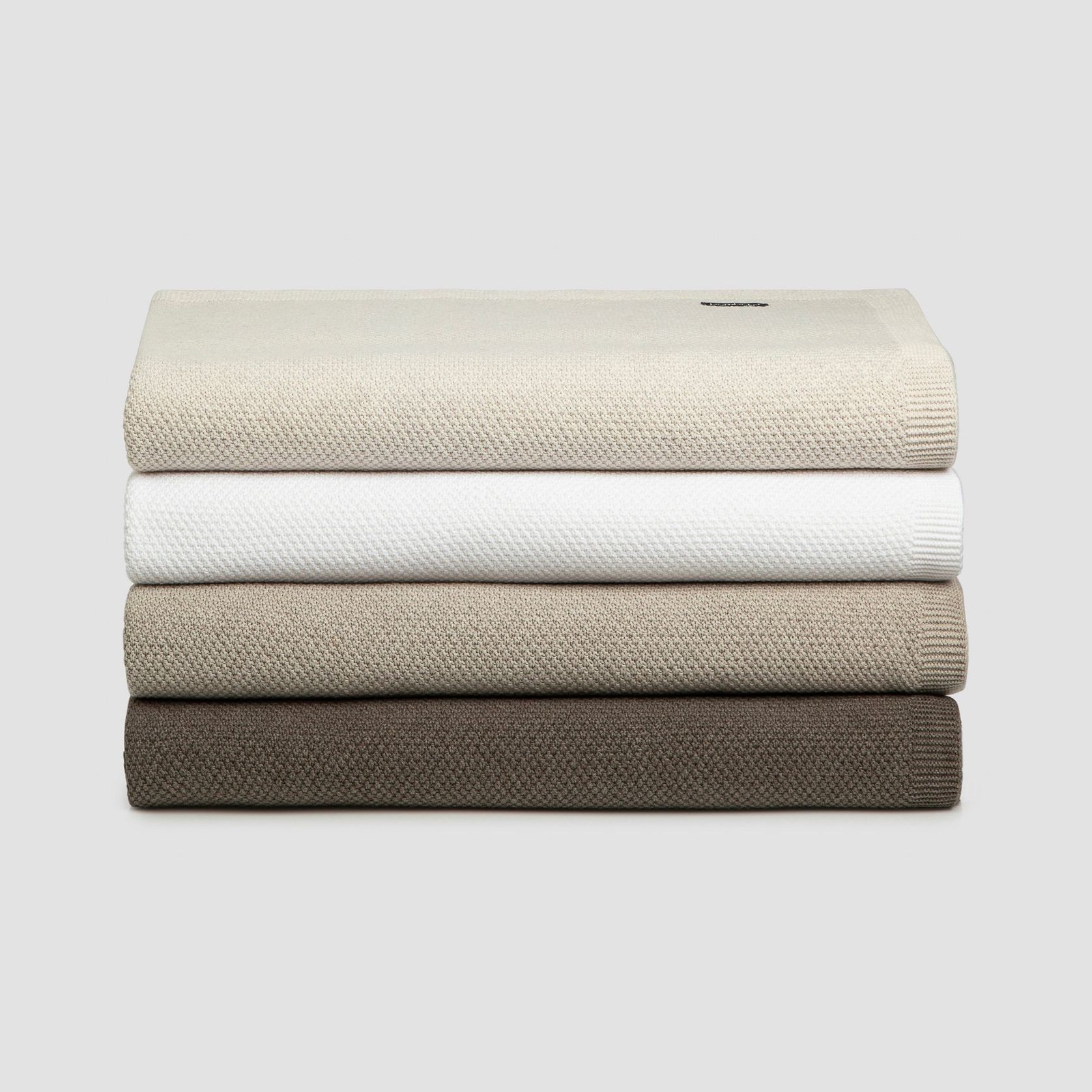 Moss Stitch Cotton Blankets gallery detail image