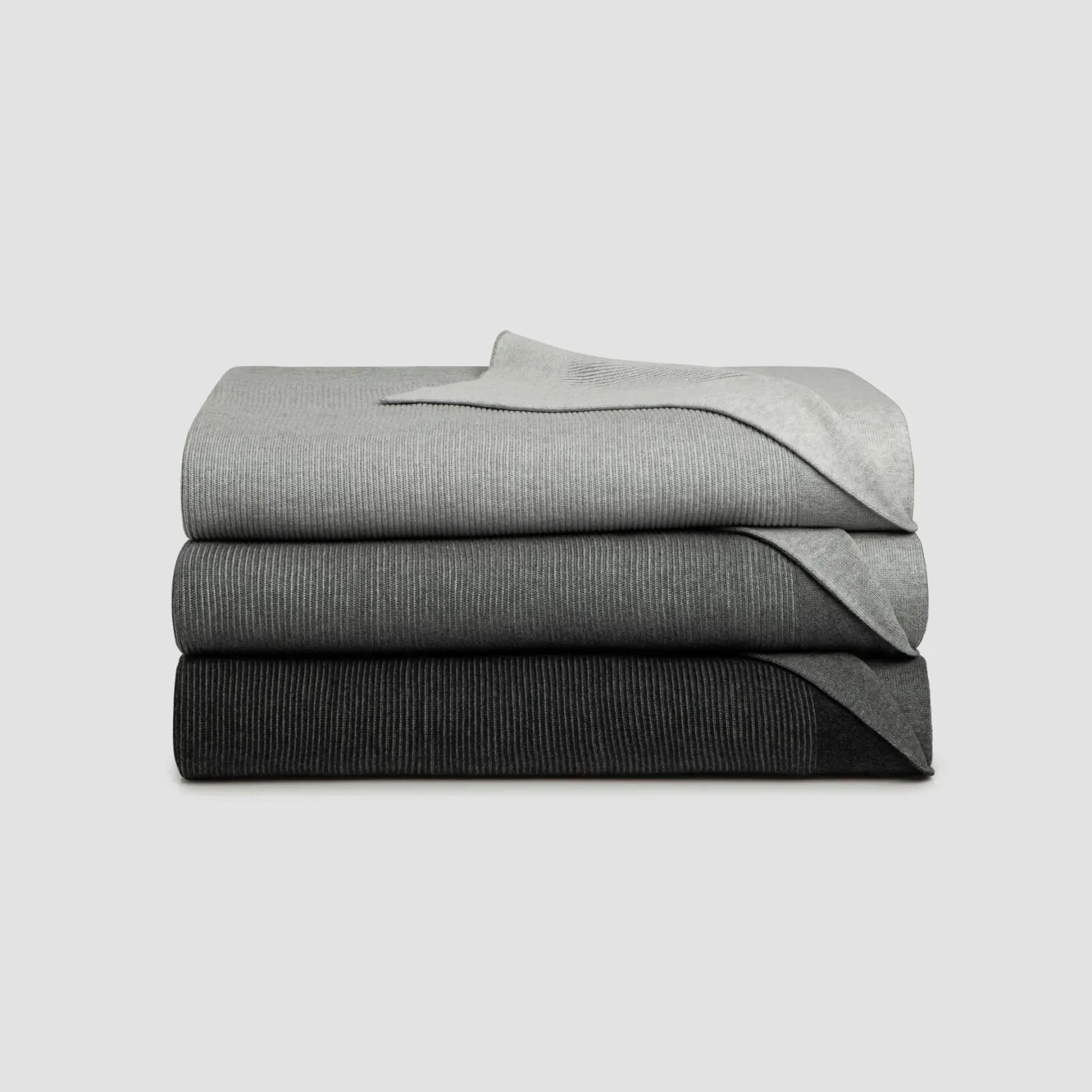 Reversible Rib Cotton Throws gallery detail image