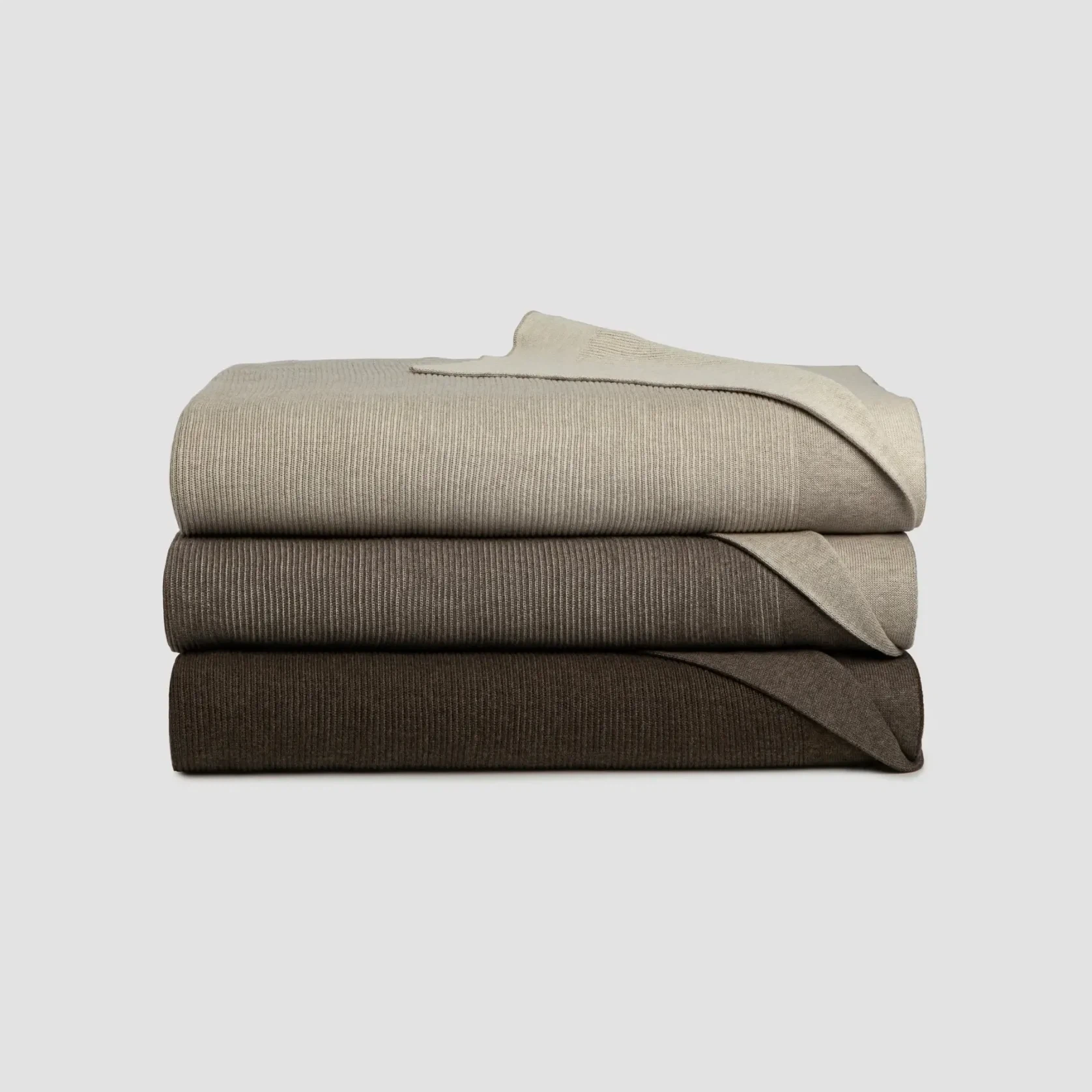 Reversible Rib Cotton Throws gallery detail image