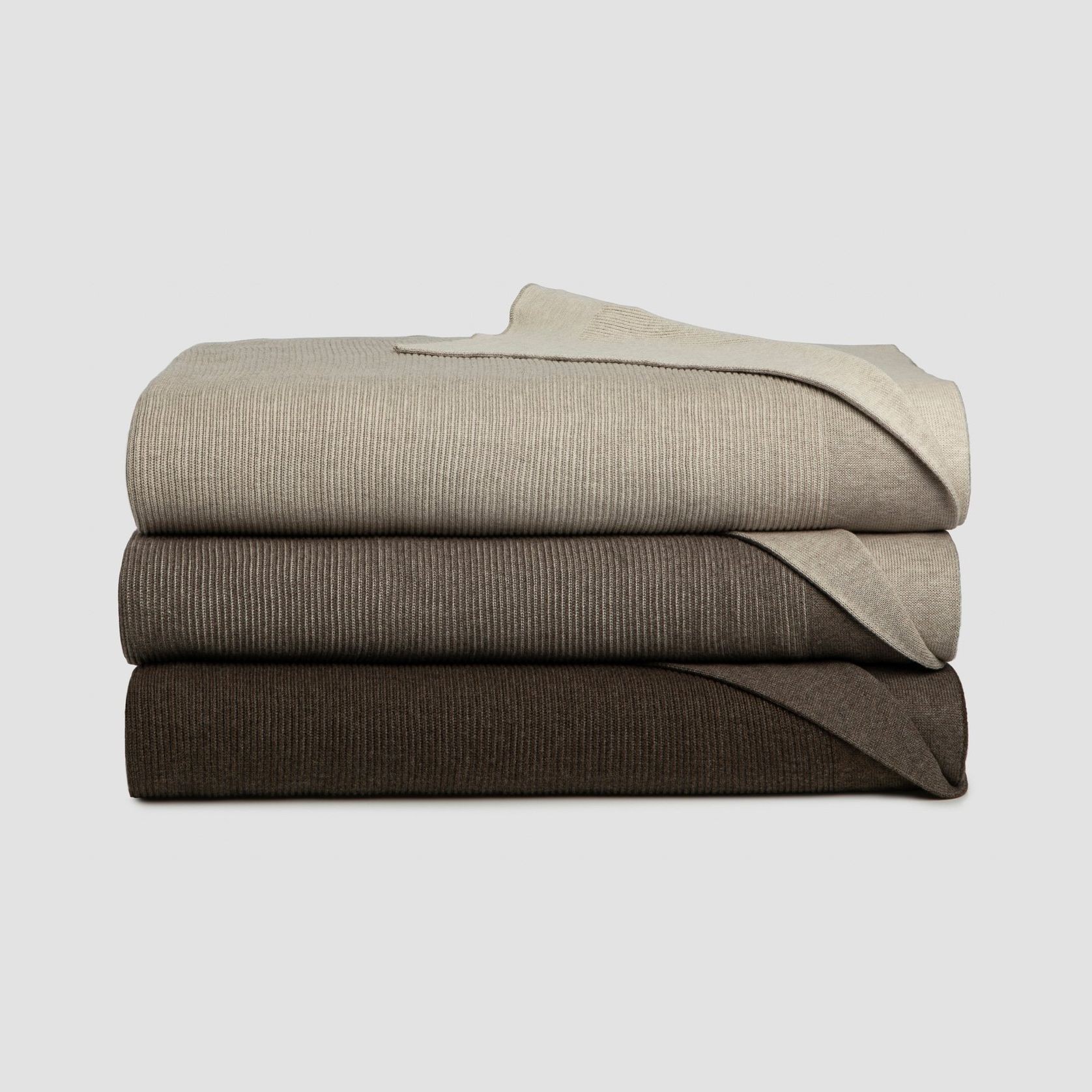 Reversible Rib Cotton Blankets gallery detail image