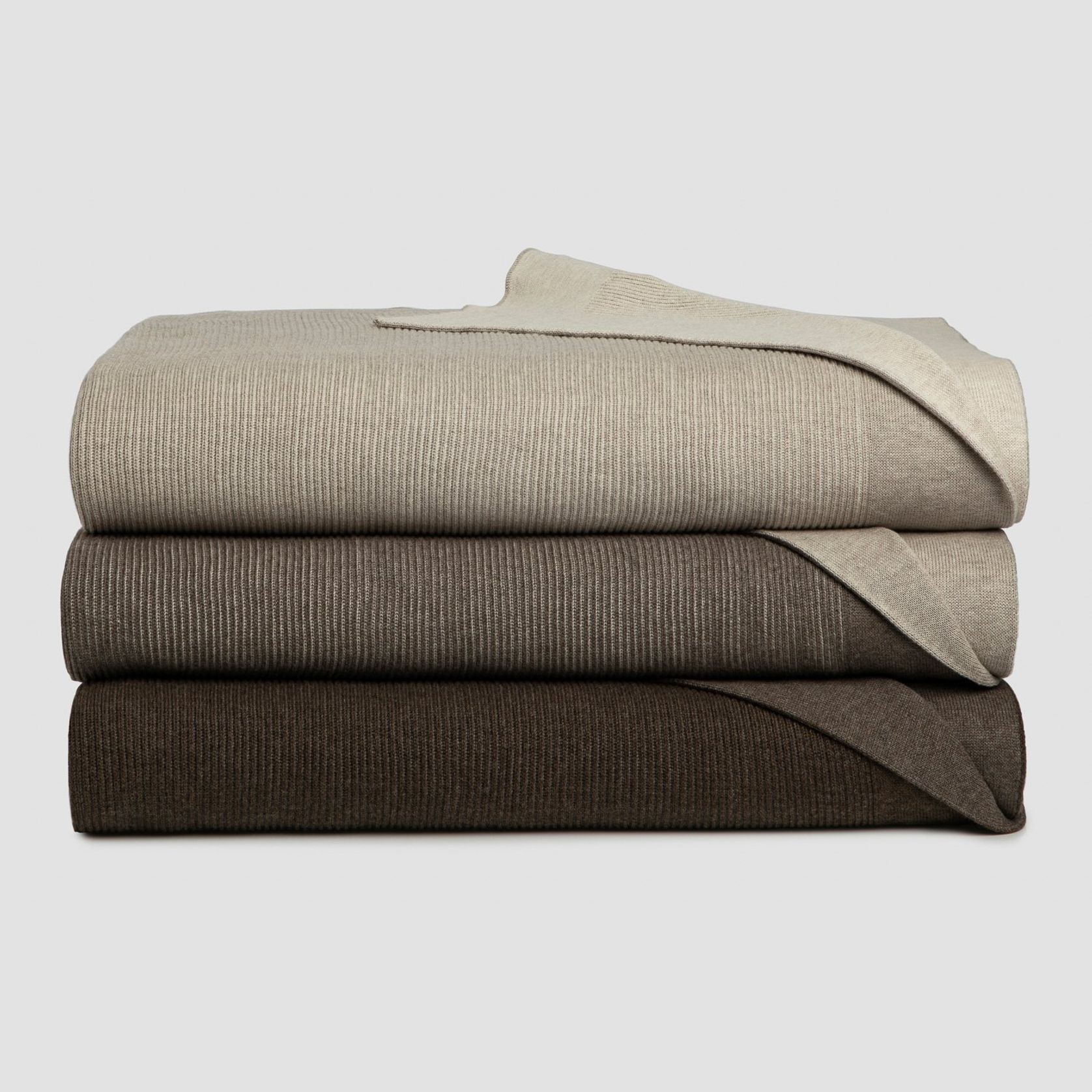 Reversible Rib Cotton Blankets gallery detail image