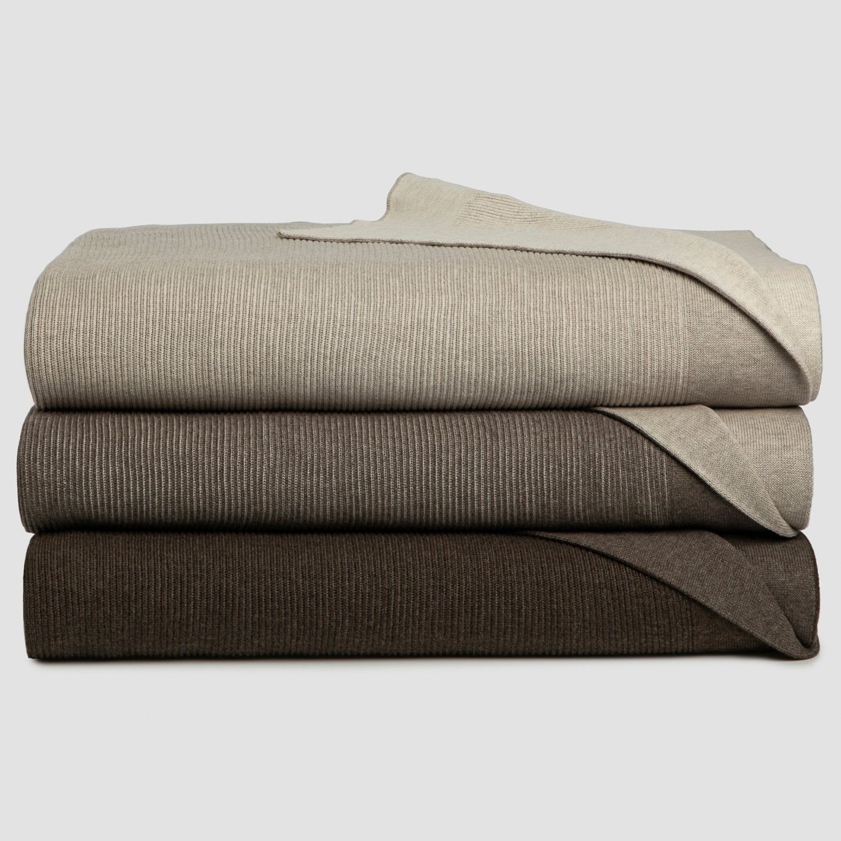 Reversible Rib Cotton Throws gallery detail image