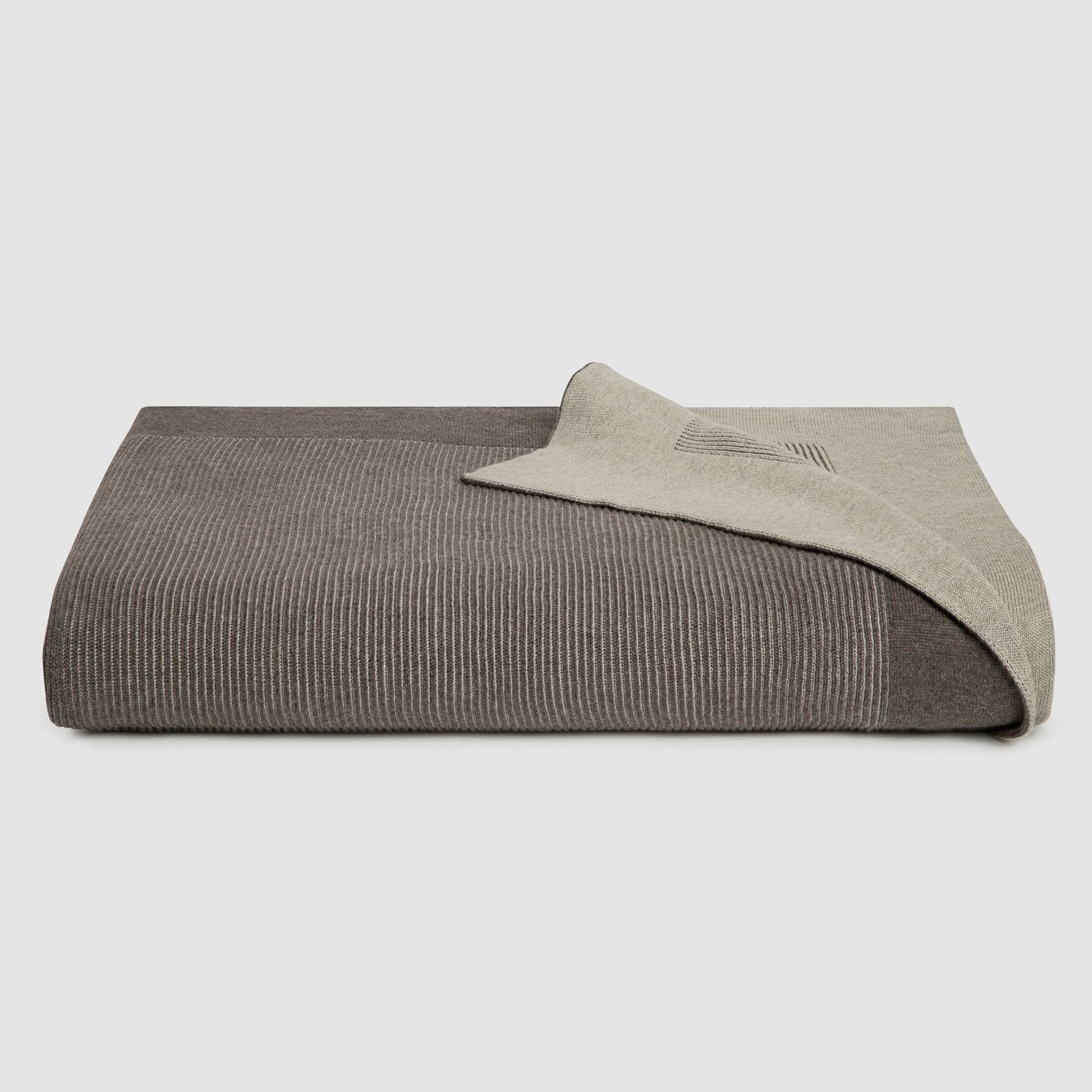 Reversible Rib Cotton Throws gallery detail image