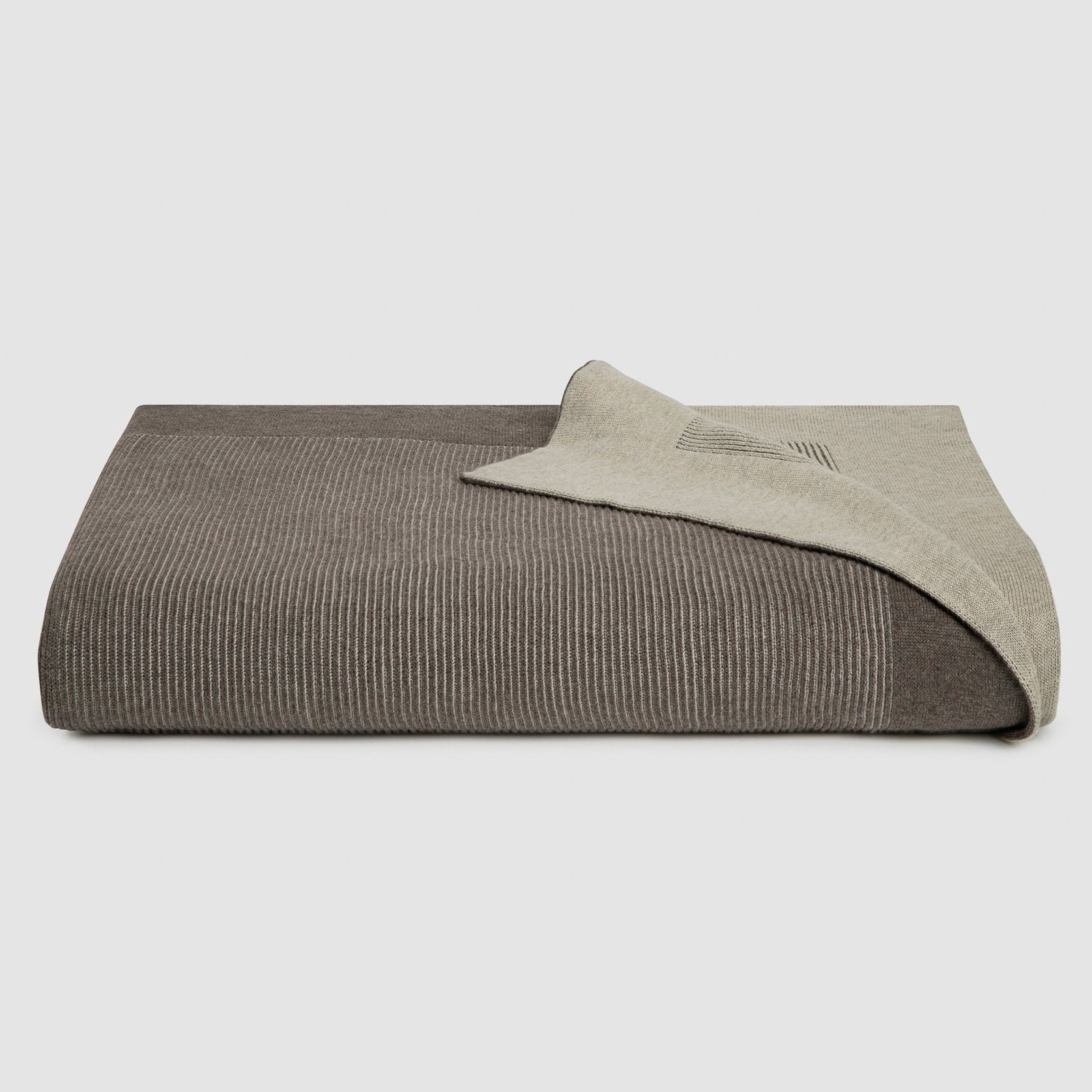 Reversible Rib Cotton Blankets gallery detail image
