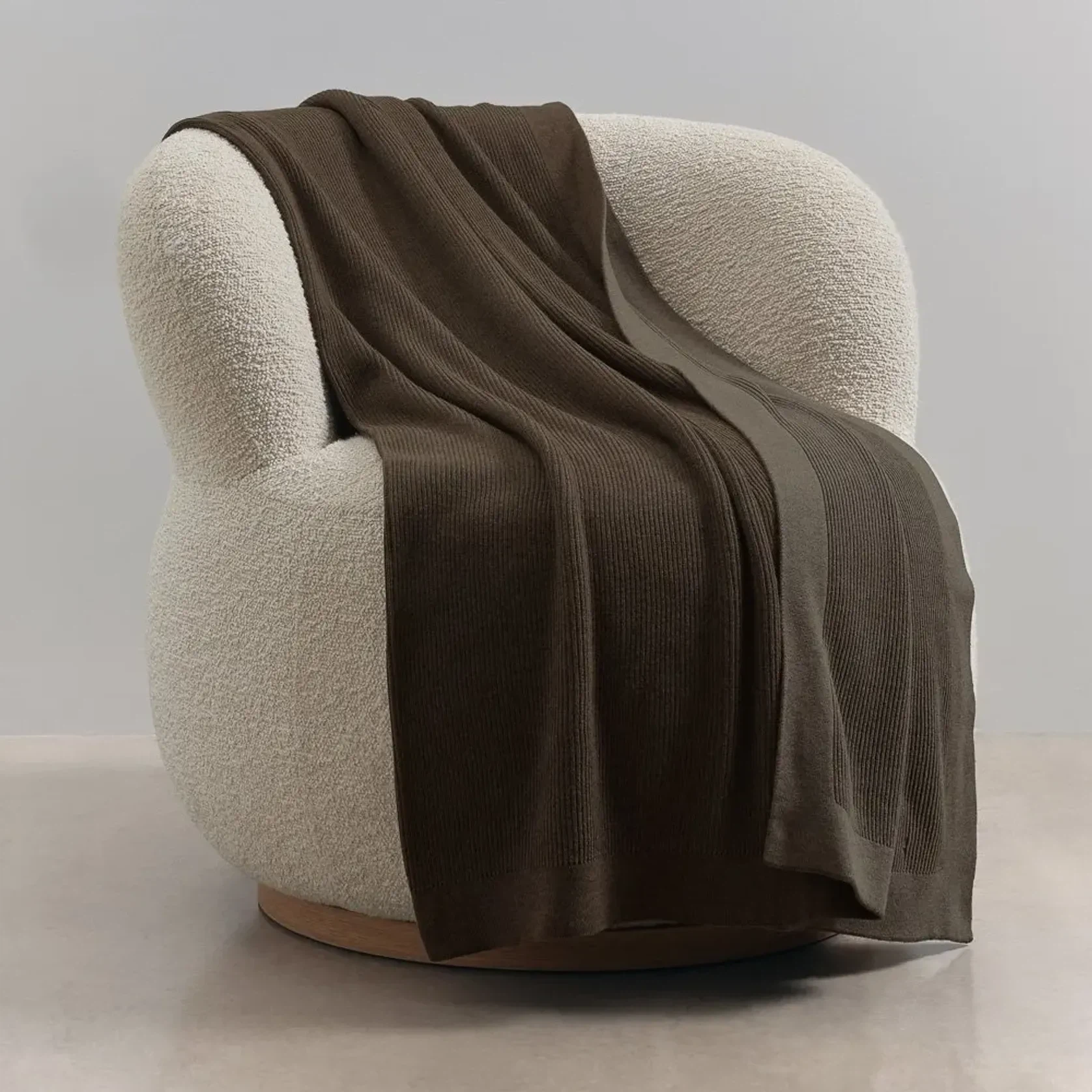 Reversible Rib Cotton Throws gallery detail image
