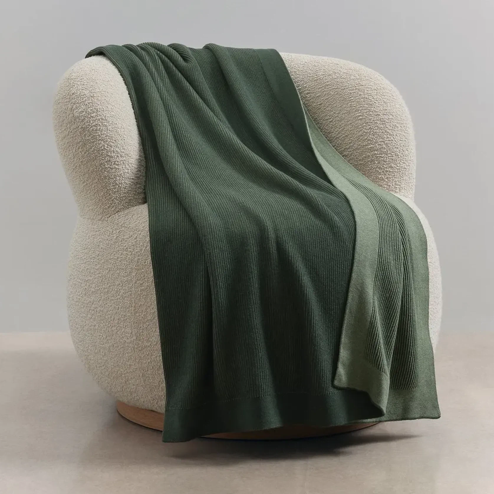 Reversible Rib Cotton Throws gallery detail image