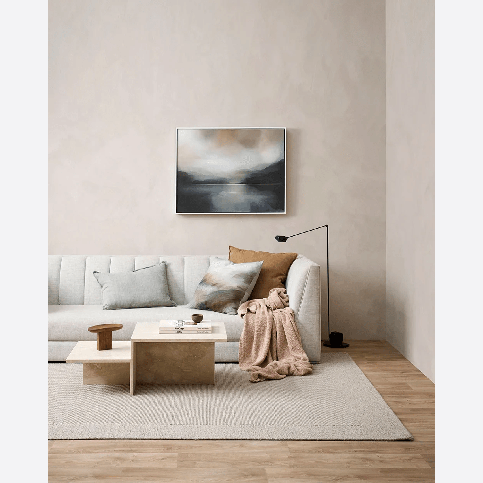 Baya Cromwell Throw - Blush | Cotton Blend gallery detail image