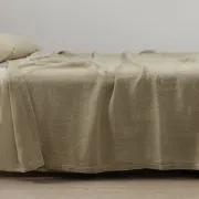 Heavy Flax Linen Blankets gallery detail image