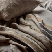 Weave Home European Linen Franco Throw - Clay gallery detail image
