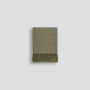 Baya Richmond Throw - Moss | Acrylic/Wool Blend gallery detail image