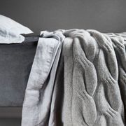 Chunky Cable Italian Cashmere Throws gallery detail image