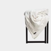 Chunky Cable Italian Cashmere Throws gallery detail image