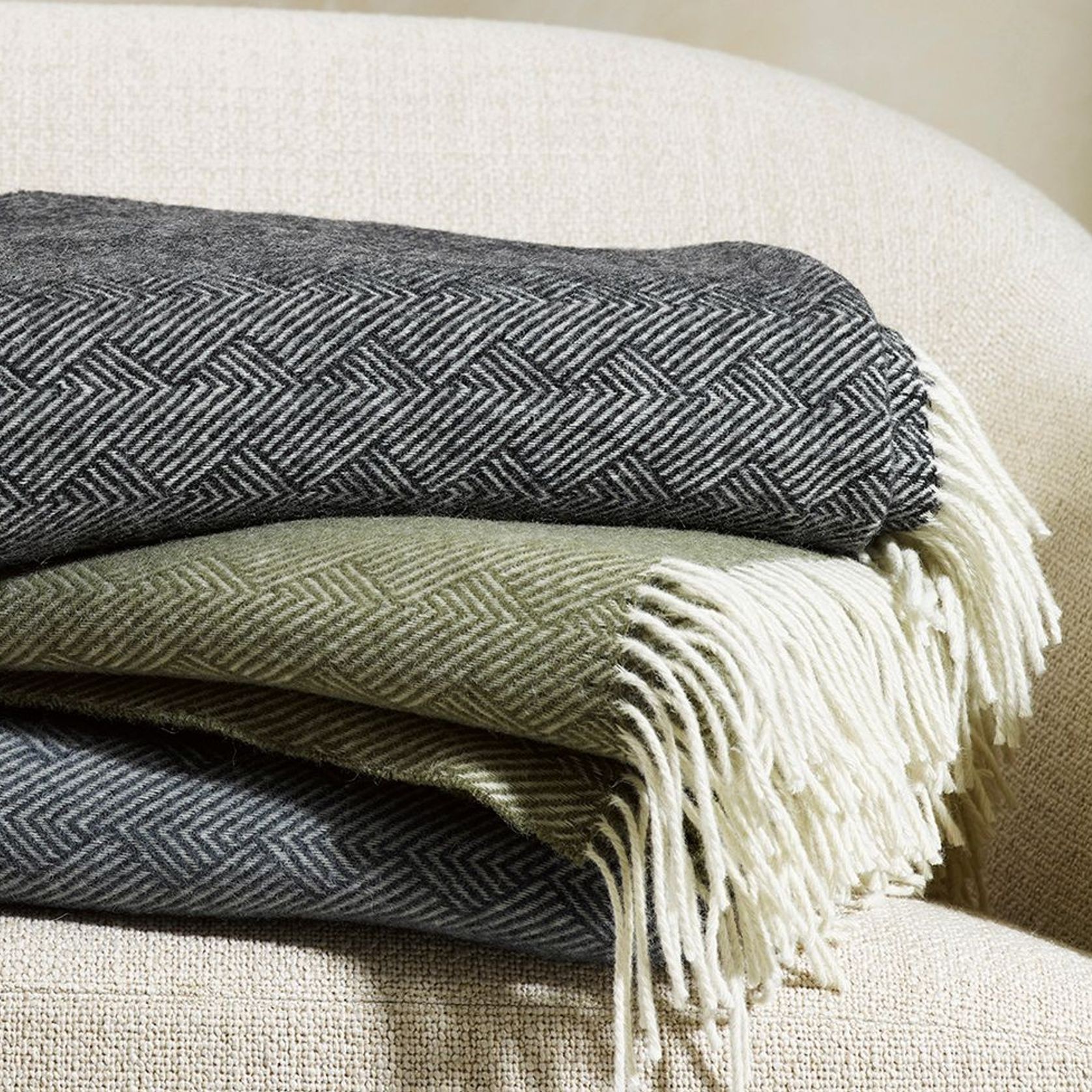 Baya Lana 100 New Zealand Wool Throw Licorice ArchiPro NZ