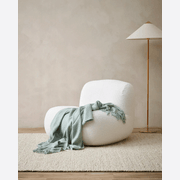 Baya Richmond Throw - Glacier | Acrylic/Wool Blend gallery detail image