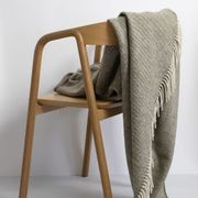 Baya Martinborough 100% New Zealand Wool Throw - Olive gallery detail image