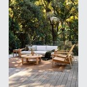 Baya Millhouse Throw - Winter Moss | 100% Linen gallery detail image