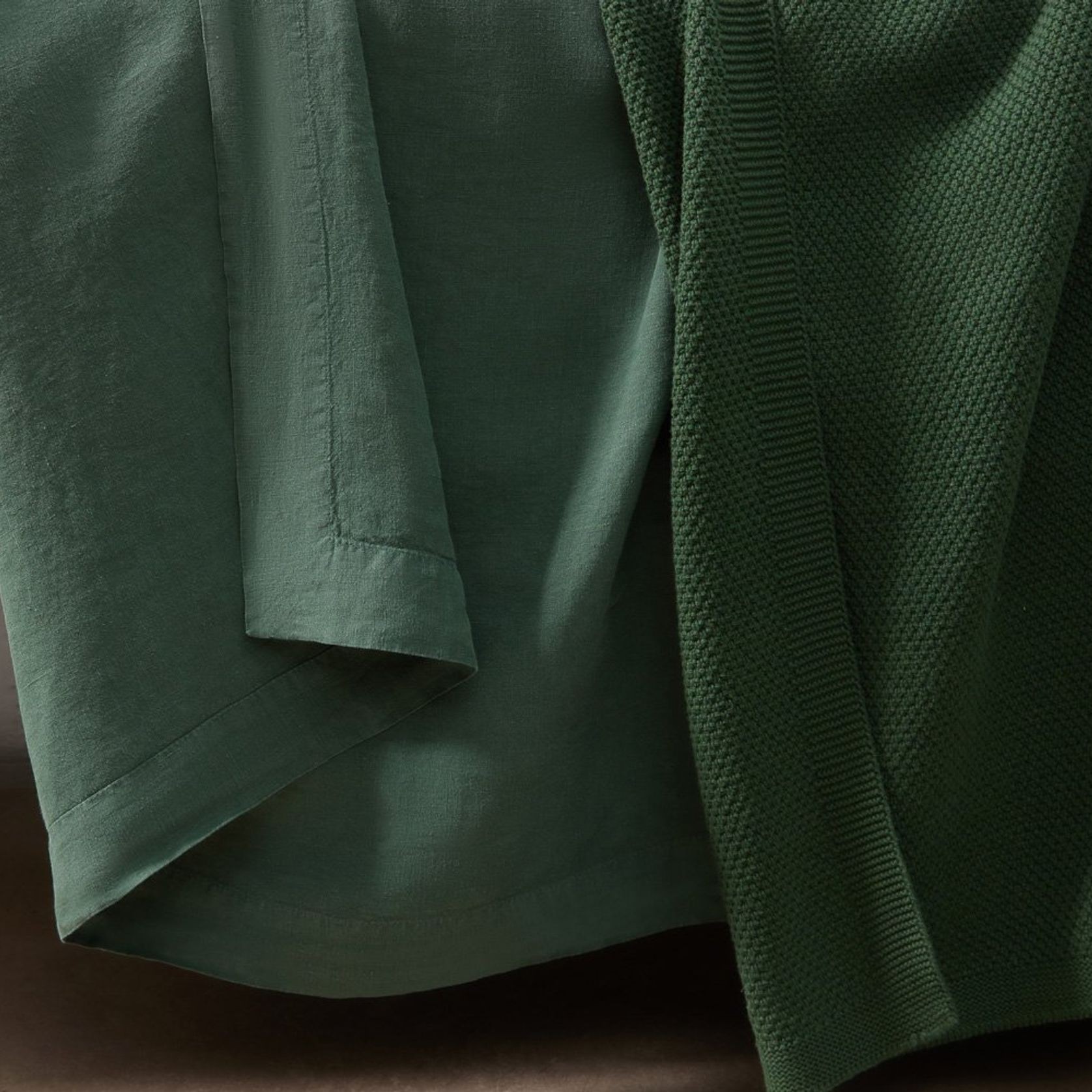 Moss Stitch Cotton Throws gallery detail image