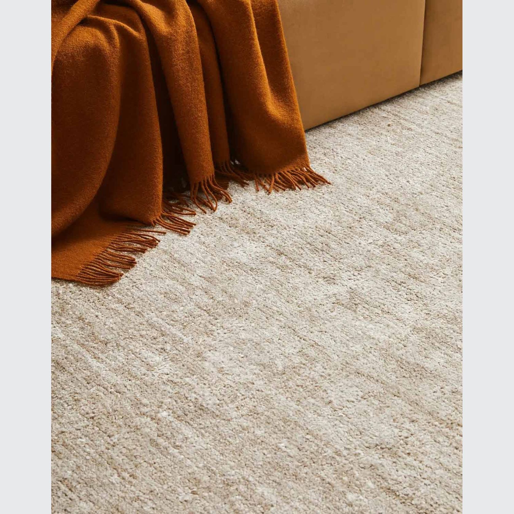 Weave Home Nevis Throw Blanket - Spice | NZ Lambswool gallery detail image