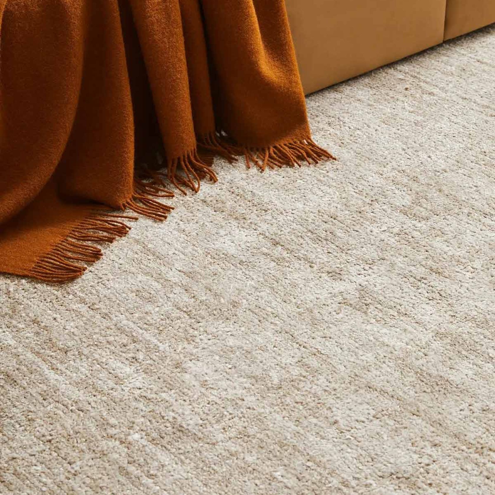 Weave Home Nevis Throw Blanket - Spice | NZ Lambswool gallery detail image