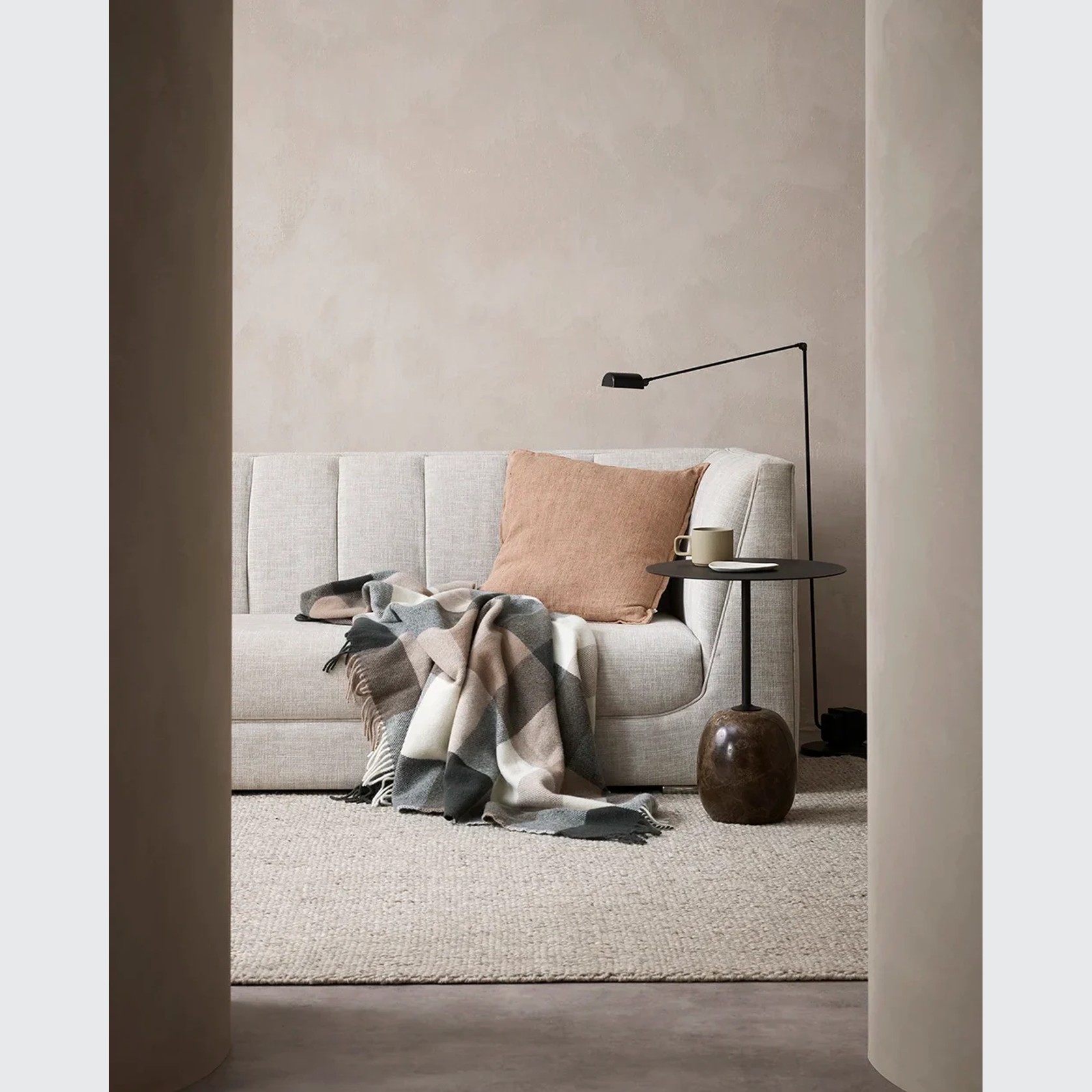 Baya Glenburn Wool Throw Blanket - Multi | Made in NZ gallery detail image