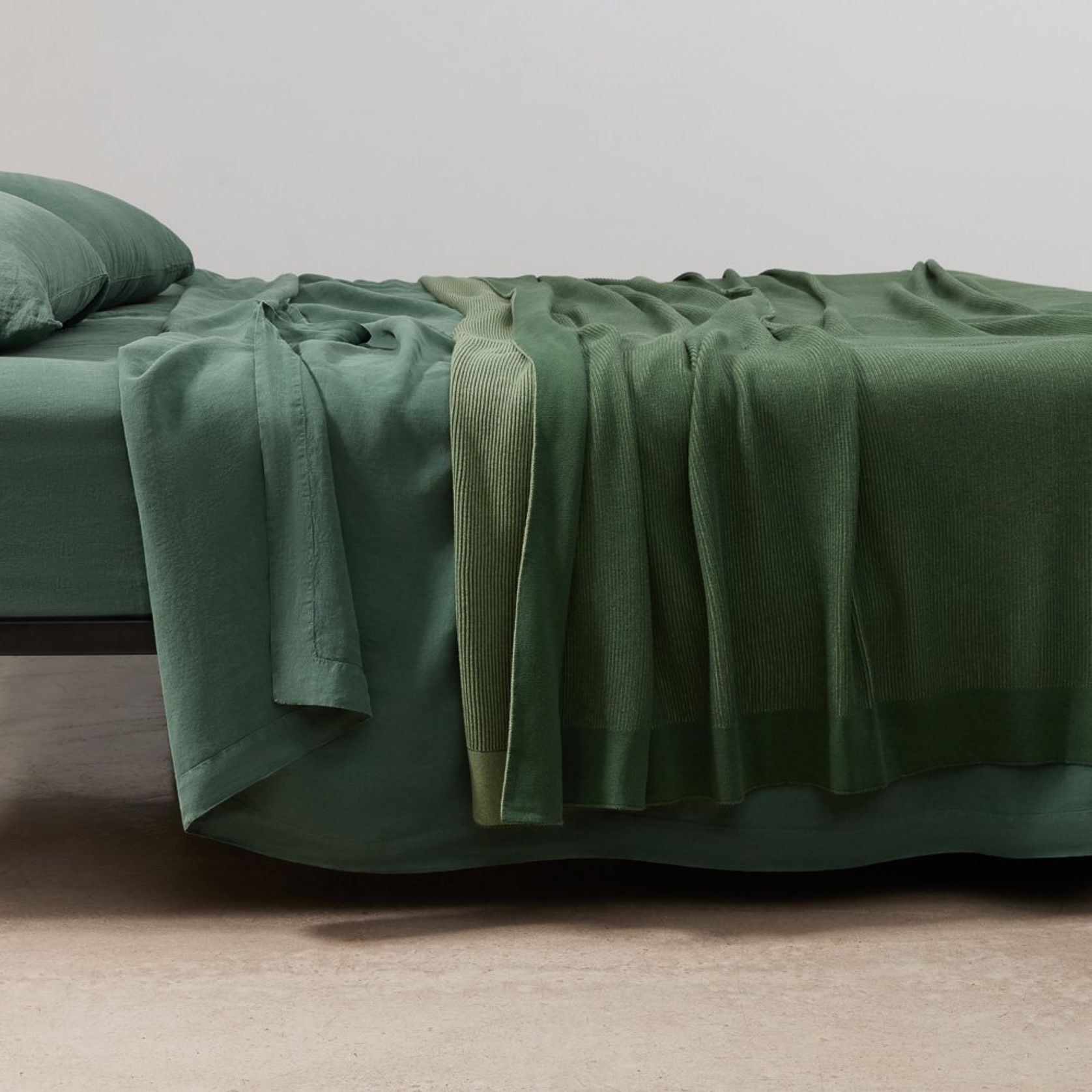 Reversible Rib Cotton Throws gallery detail image