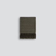 Baya Richmond Throw - Dark Olive | Acrylic/Wool Blend gallery detail image