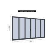 Bifold Glass Door For Pacific Freestanding Pergola gallery detail image