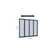 Bifold Glass Door For Pacific Freestanding Pergola gallery detail image