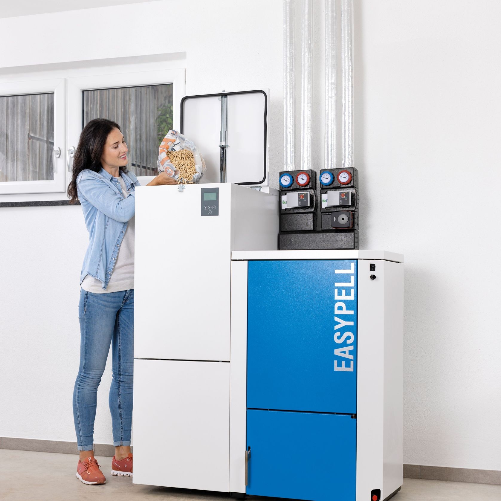 Easypell Pellet Boiler Package (Wood Pellet Boiler) gallery detail image