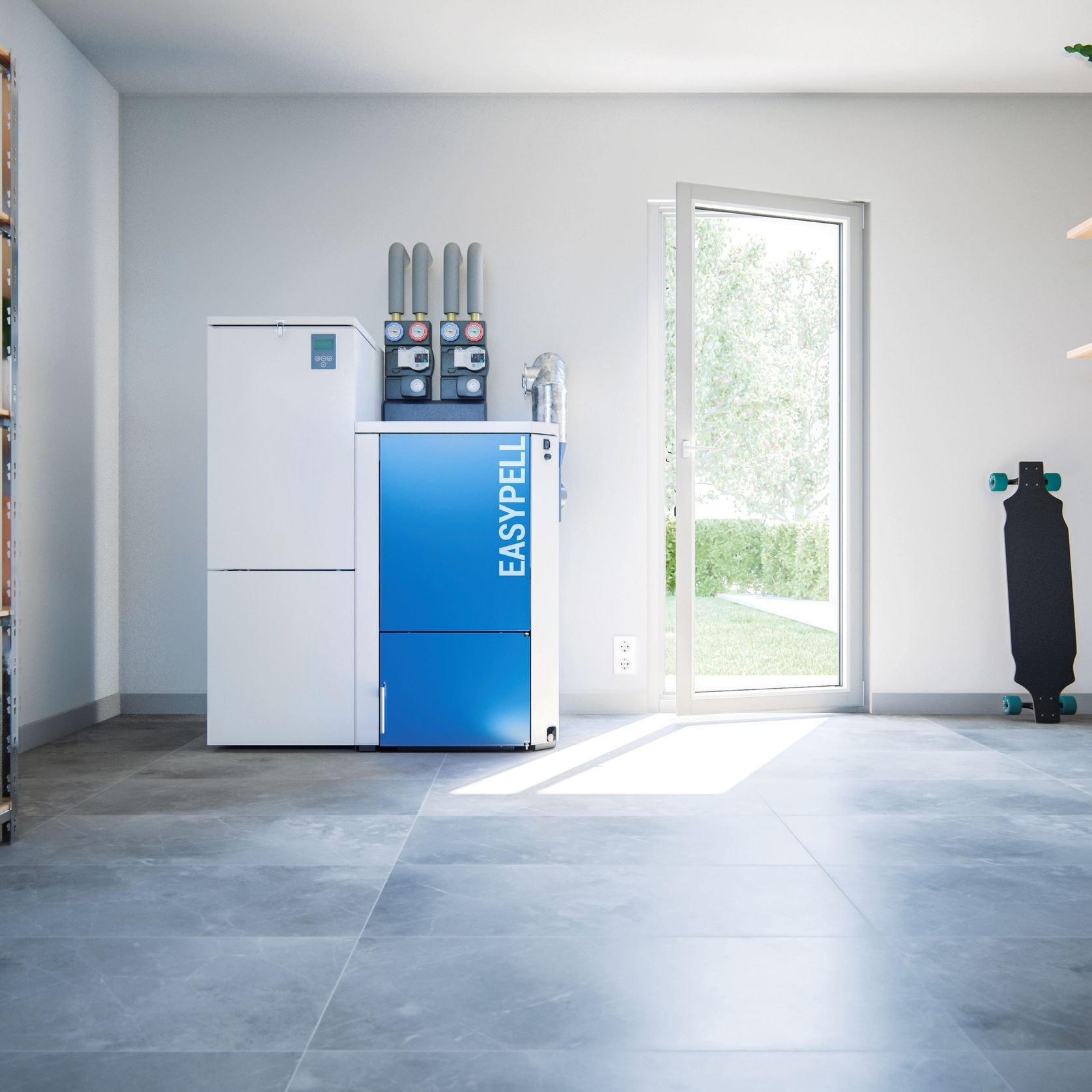 Easypell Pellet Boiler Package (Wood Pellet Boiler) gallery detail image