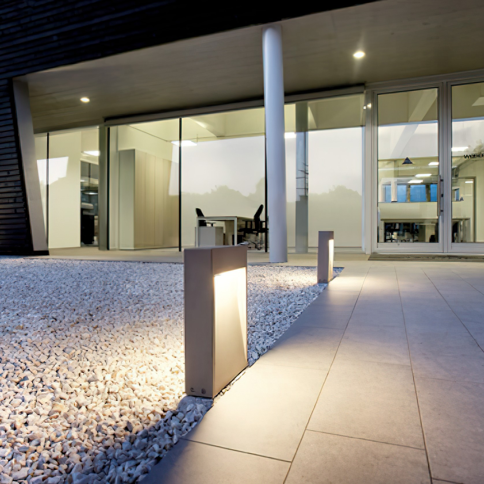 Concrete Bollard Light gallery detail image