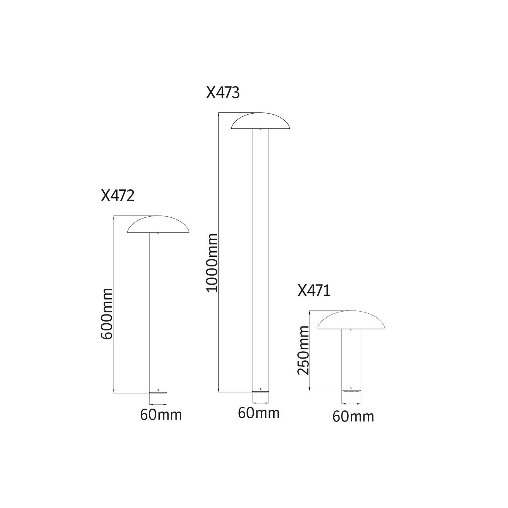Porcini Exterior Bollard gallery detail image