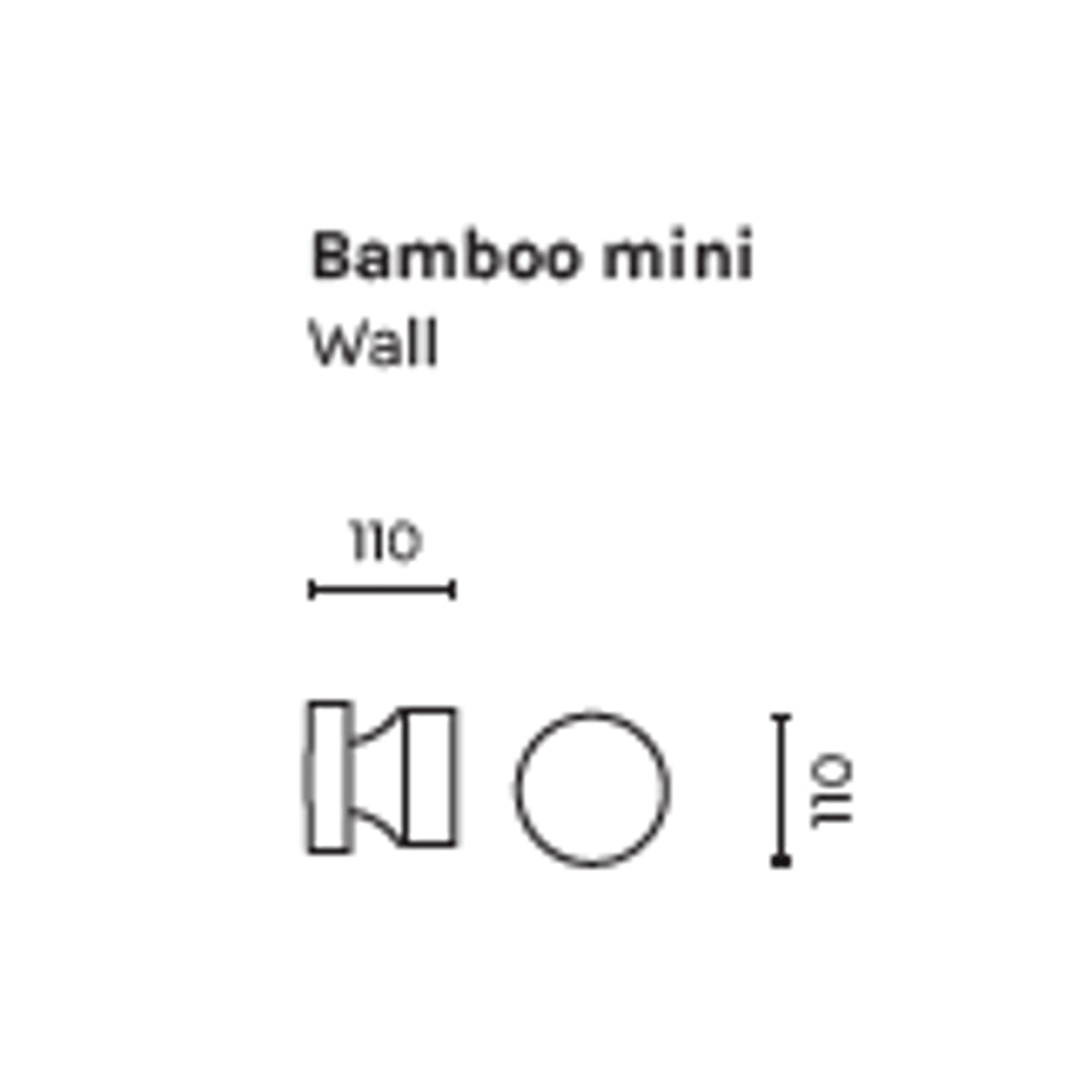 BAMBOO MINI Bollard by Cariboni gallery detail image