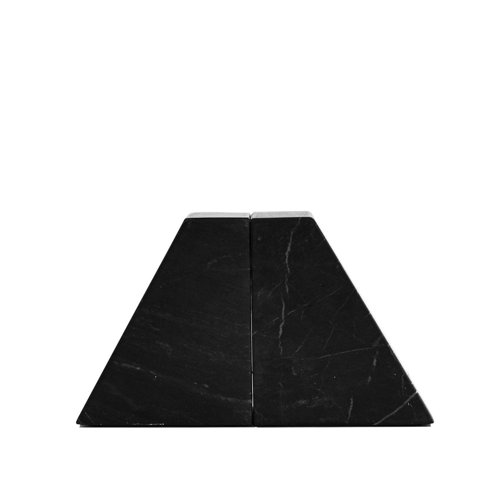 Marble Bookends Pair - Black gallery detail image