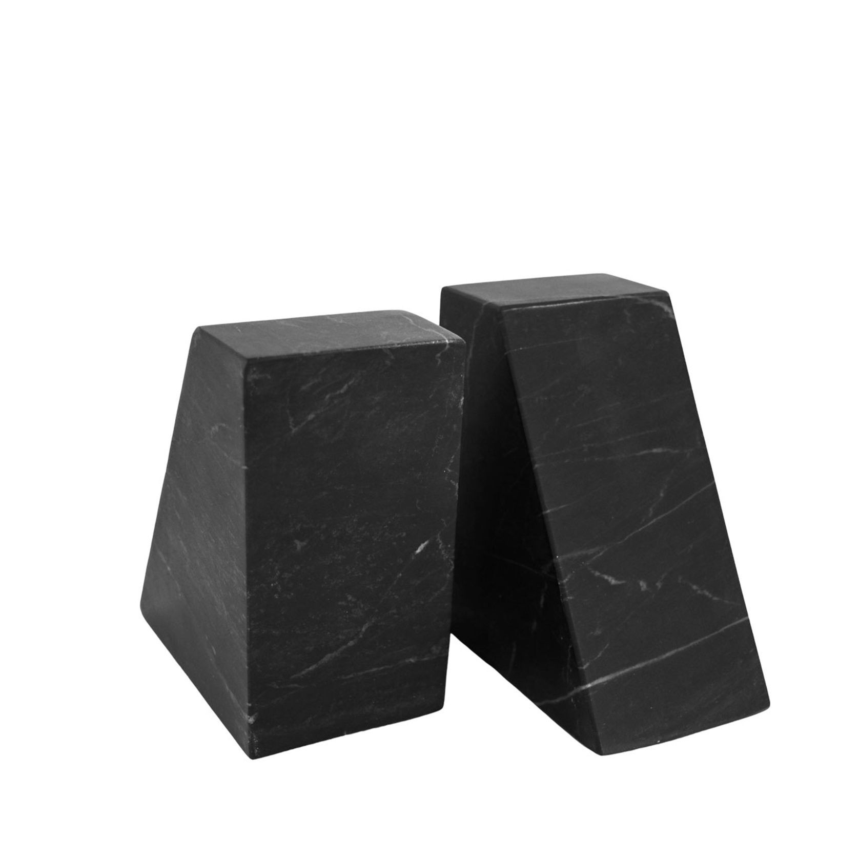 Marble Bookends Pair Black ArchiPro NZ