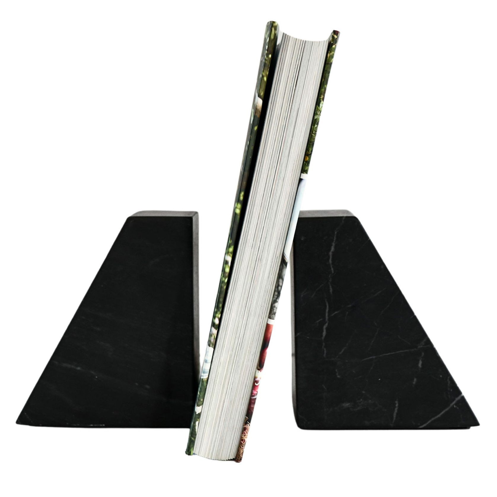Marble Bookends Pair Black ArchiPro NZ