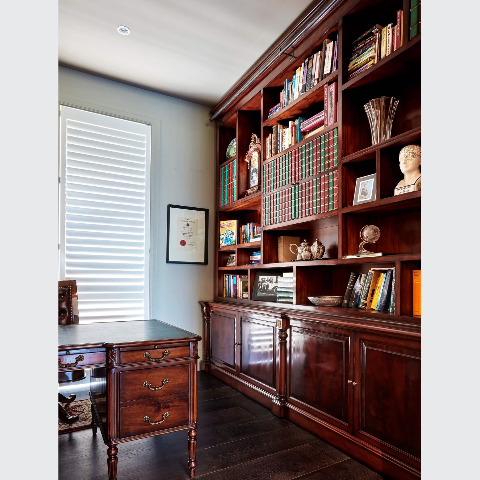 Victorian Bookcase with Faux Books gallery detail image