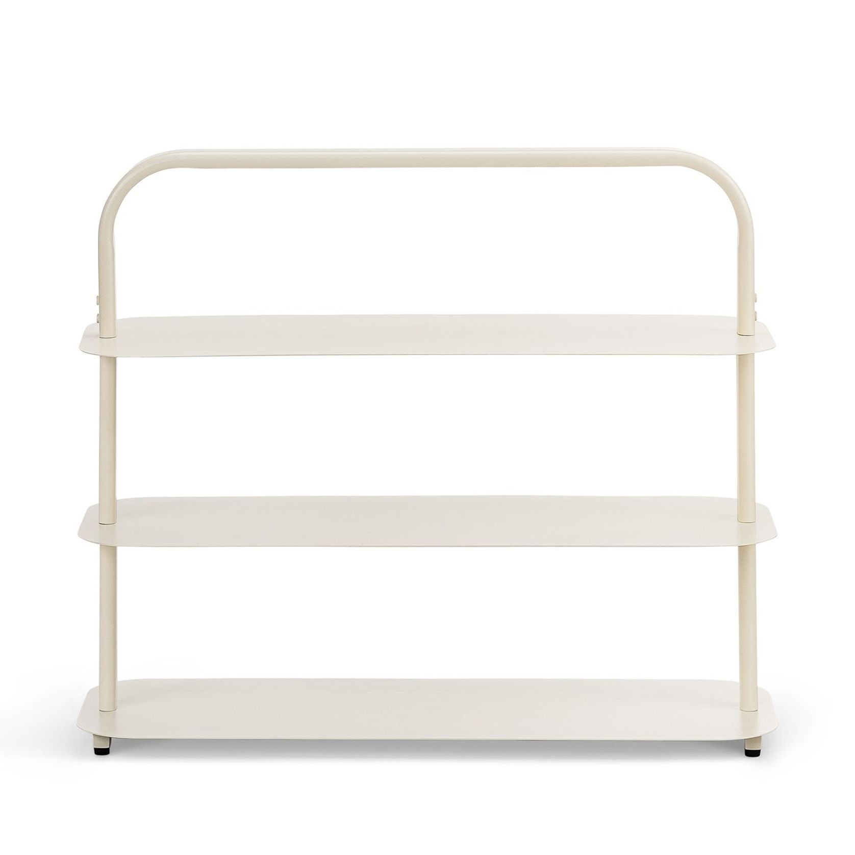 Tresta 3 Tier Low Shelf | Beige Cream gallery detail image