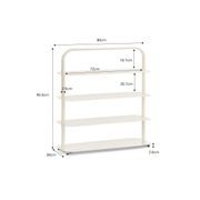 Tresta 4 Tier Medium Shelf | Beige Cream gallery detail image