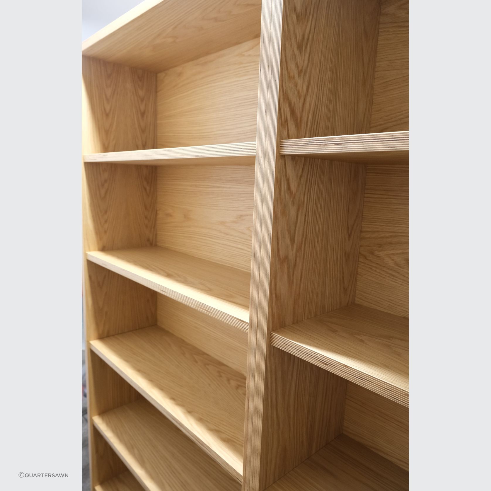 Oak Bedhead and Bookcase gallery detail image